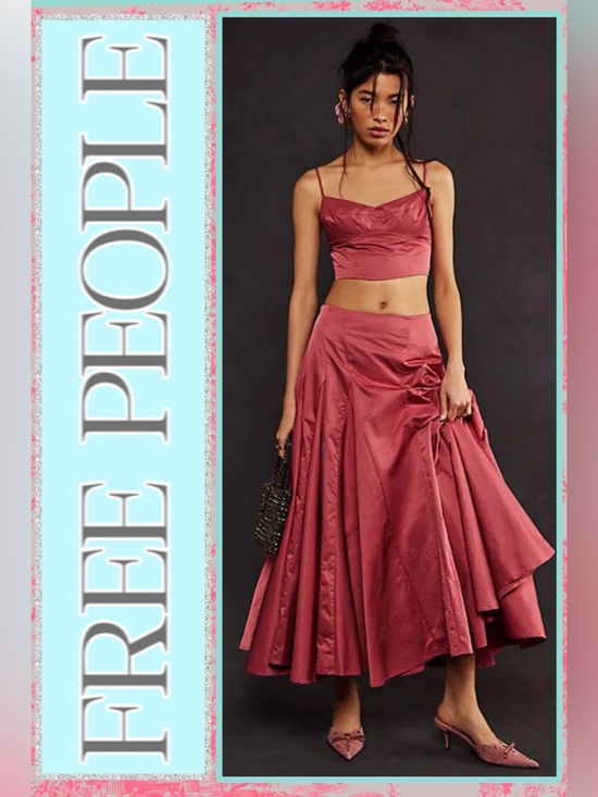 Free People Dresses & Skirts - Free People Mya Set Rose Pink Sz 2